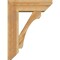 Ekena Millwork Legacy Slat Rough Sawn Bracket w/ Offset Brace, Western Red Cedar, 8"W x 24"D x 32"H BKT0806X24X32LEC06RWR - alternate 2